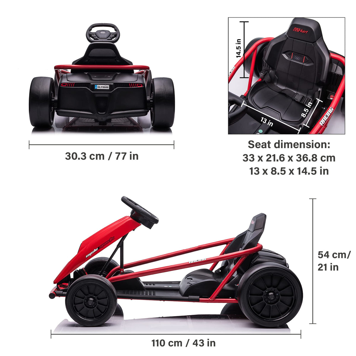 Voltz Toys 24V Electric GoKart Drifter Canada