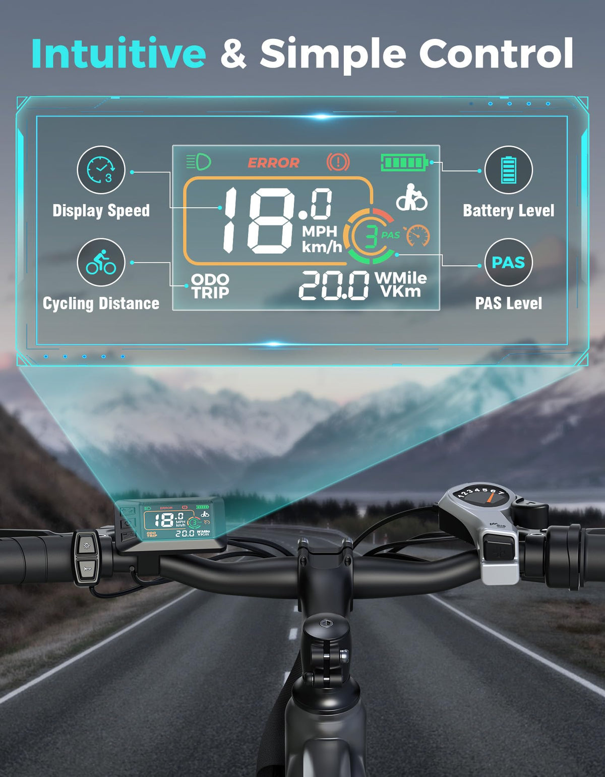 Jasion EB5 Electric Bike 26" 360 Wh Battery | Commuter E-Bike Canada