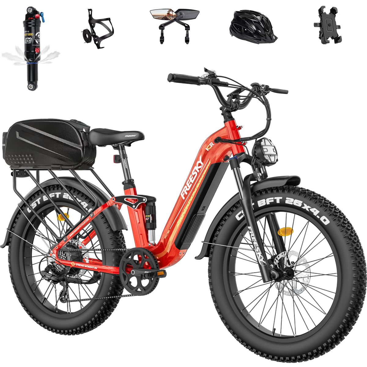 FREESKY Wild Cat Pro Electric Bike – Fat Tire E-Bike 1800W (Canada)