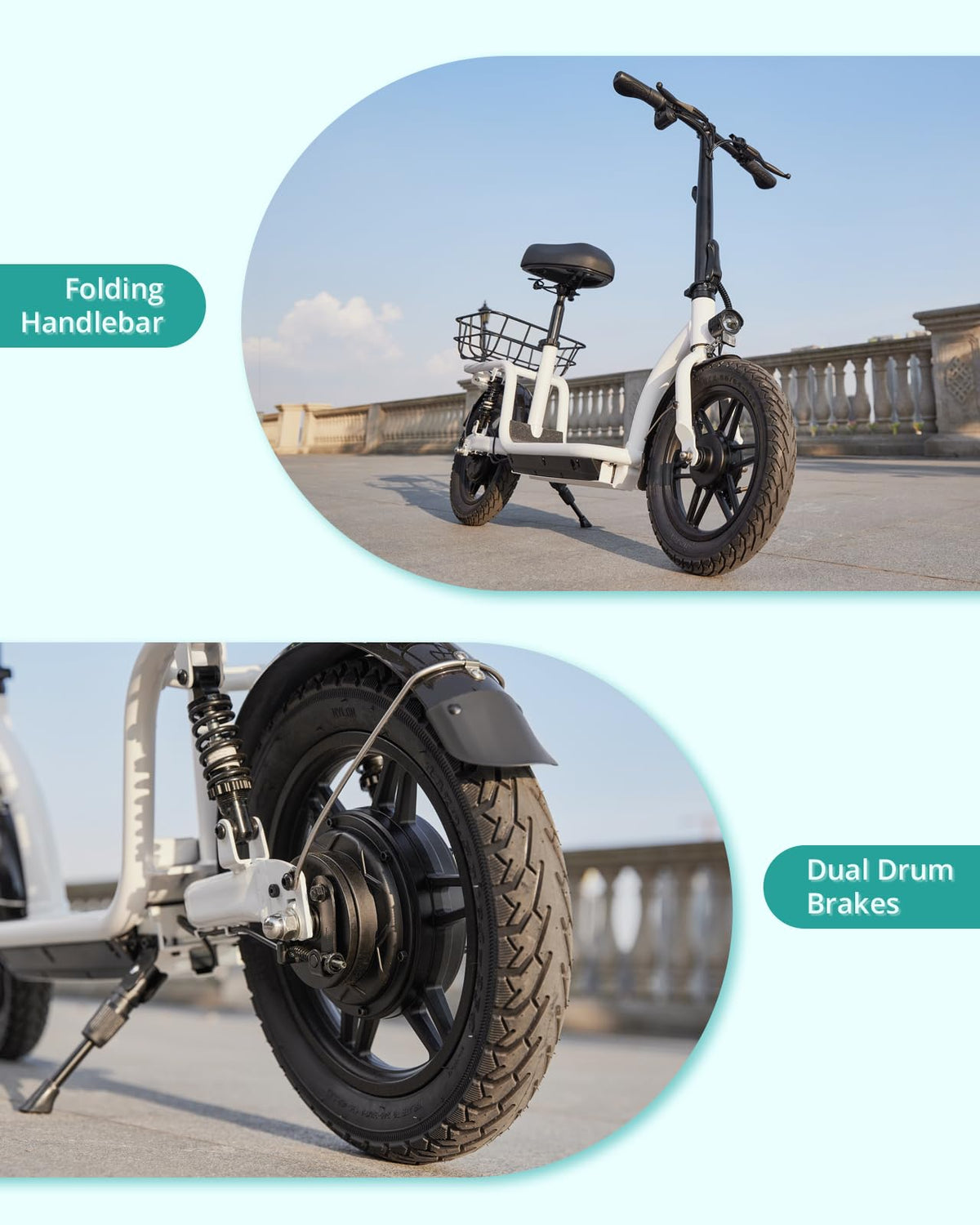 Gotrax Astro Electric Scooter – 350W Motor, 25km/h Speed, 30km Range, Foldable, Comfortable Ride in Canada
