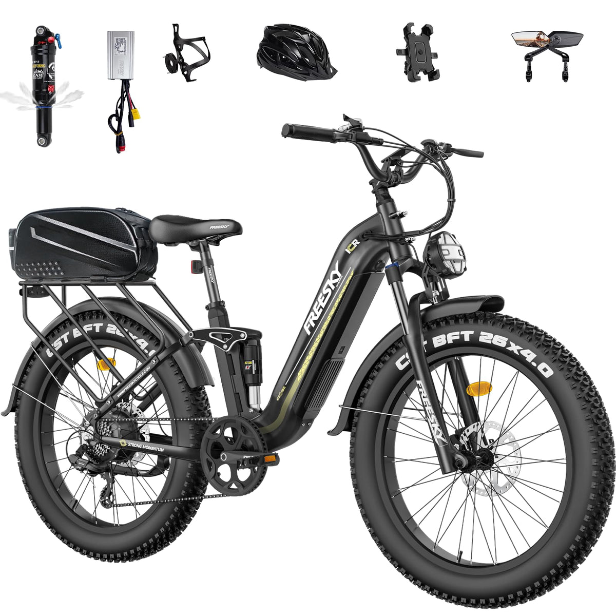 FREESKY Wild Cat Pro Electric Bike – Fat Tire E-Bike 1800W (Canada)
