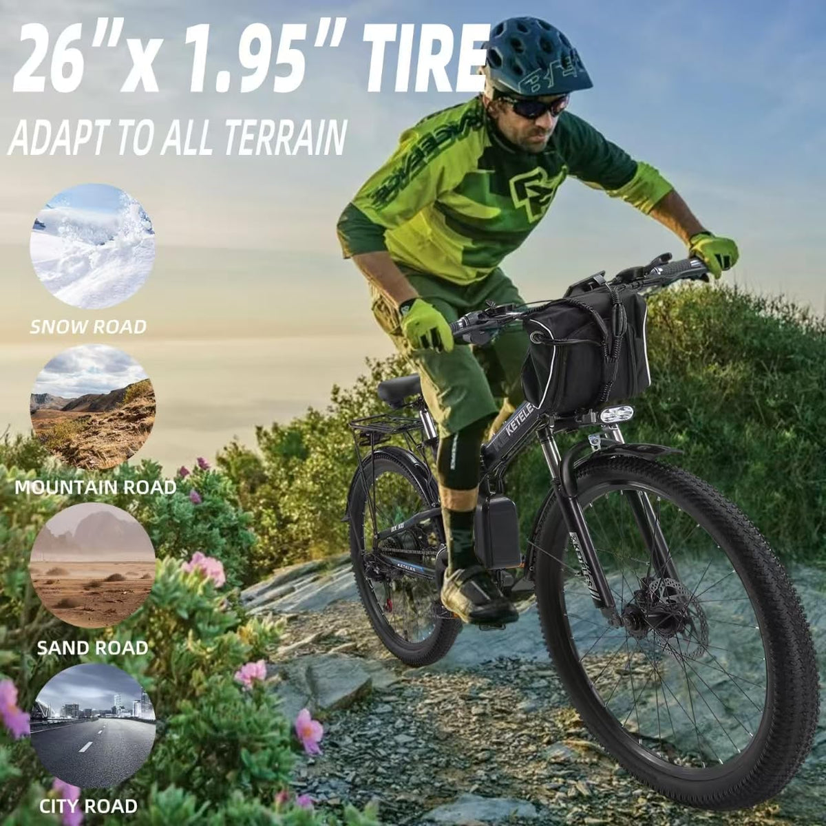 EVGUPRIDER 1000W Folding Electric Bike – Canada