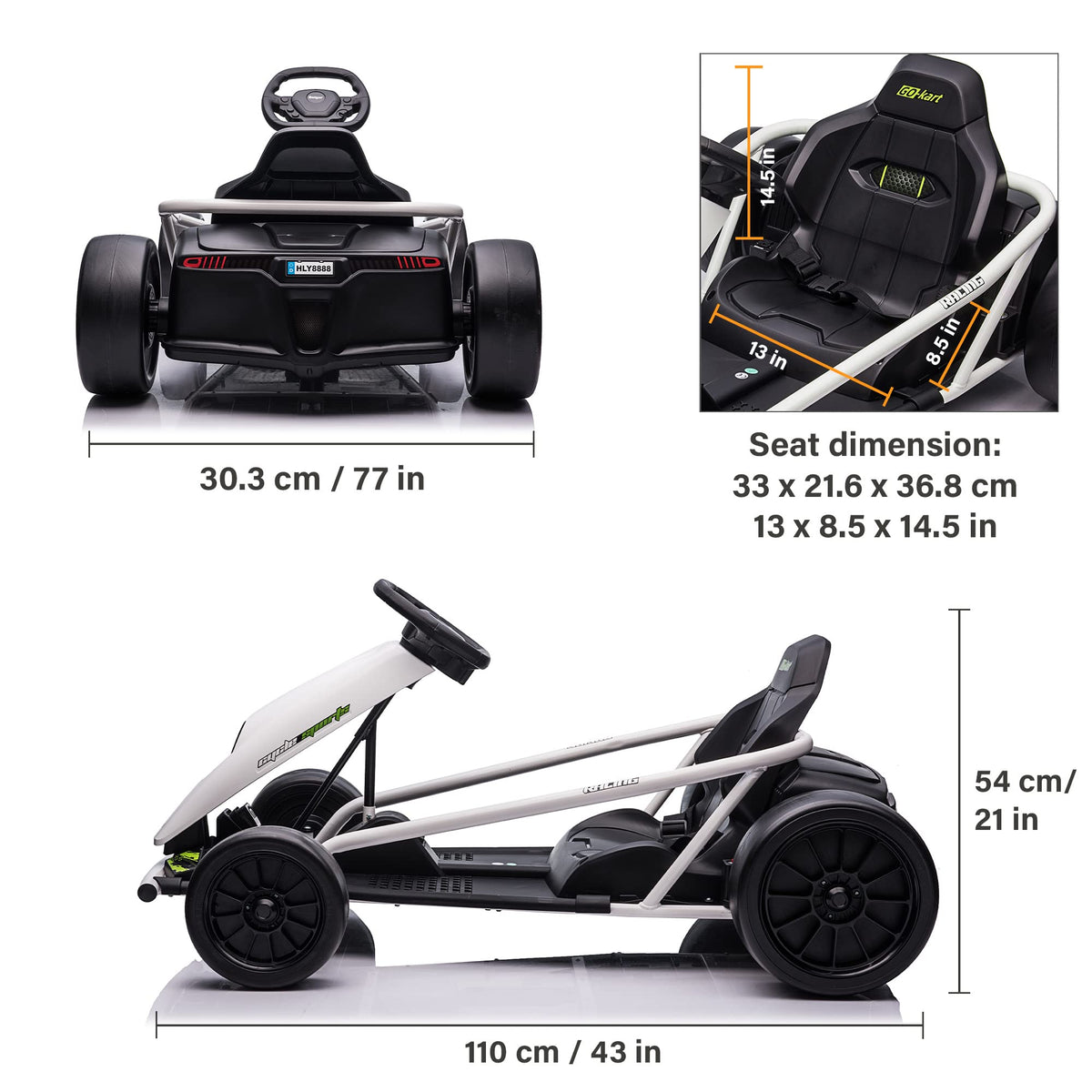 Voltz Toys 24V Electric GoKart Drifter Canada