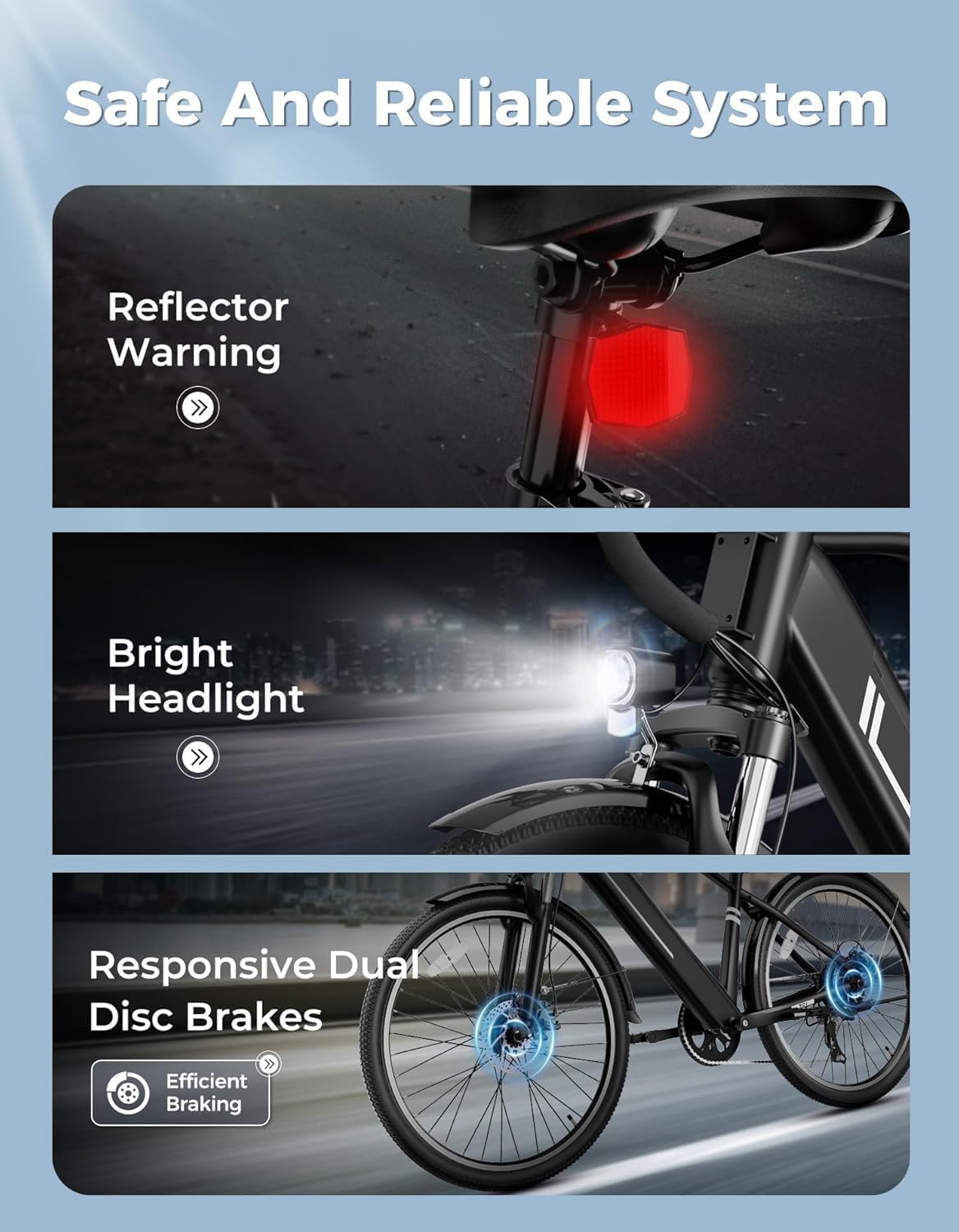 YC1 Electric Bike – 1000W Commuter E-Bike Canada