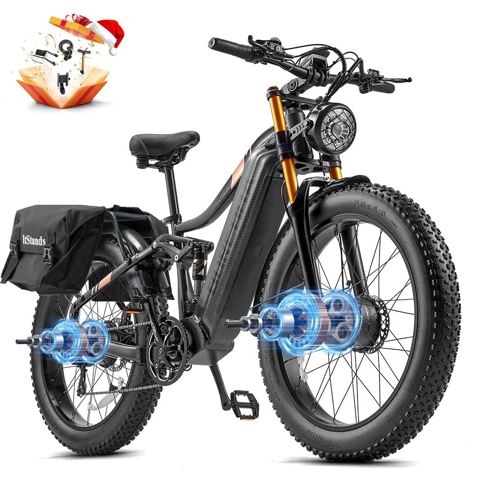 BIGUODIR 2000W Dual Motor Fat Tire E-Bike Canada