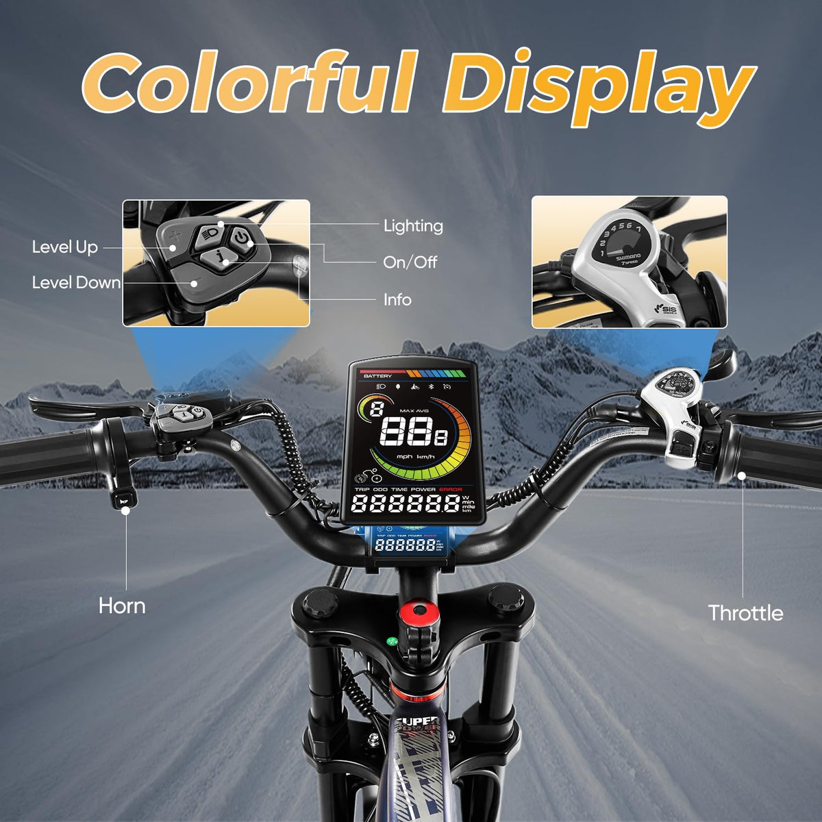 eAhora Terra 1500W Peak E-Bike Canada – Power Unleashed