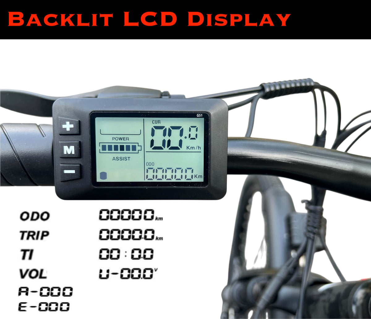 Abezil 26” 350W Electric Bike 468Wh Battery Canada