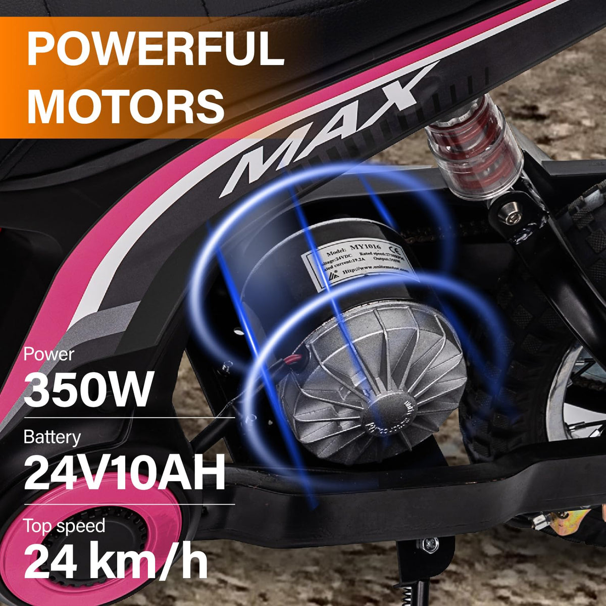 Voltz Toys Kids Electric Dirt Bike 24V 350W Canada