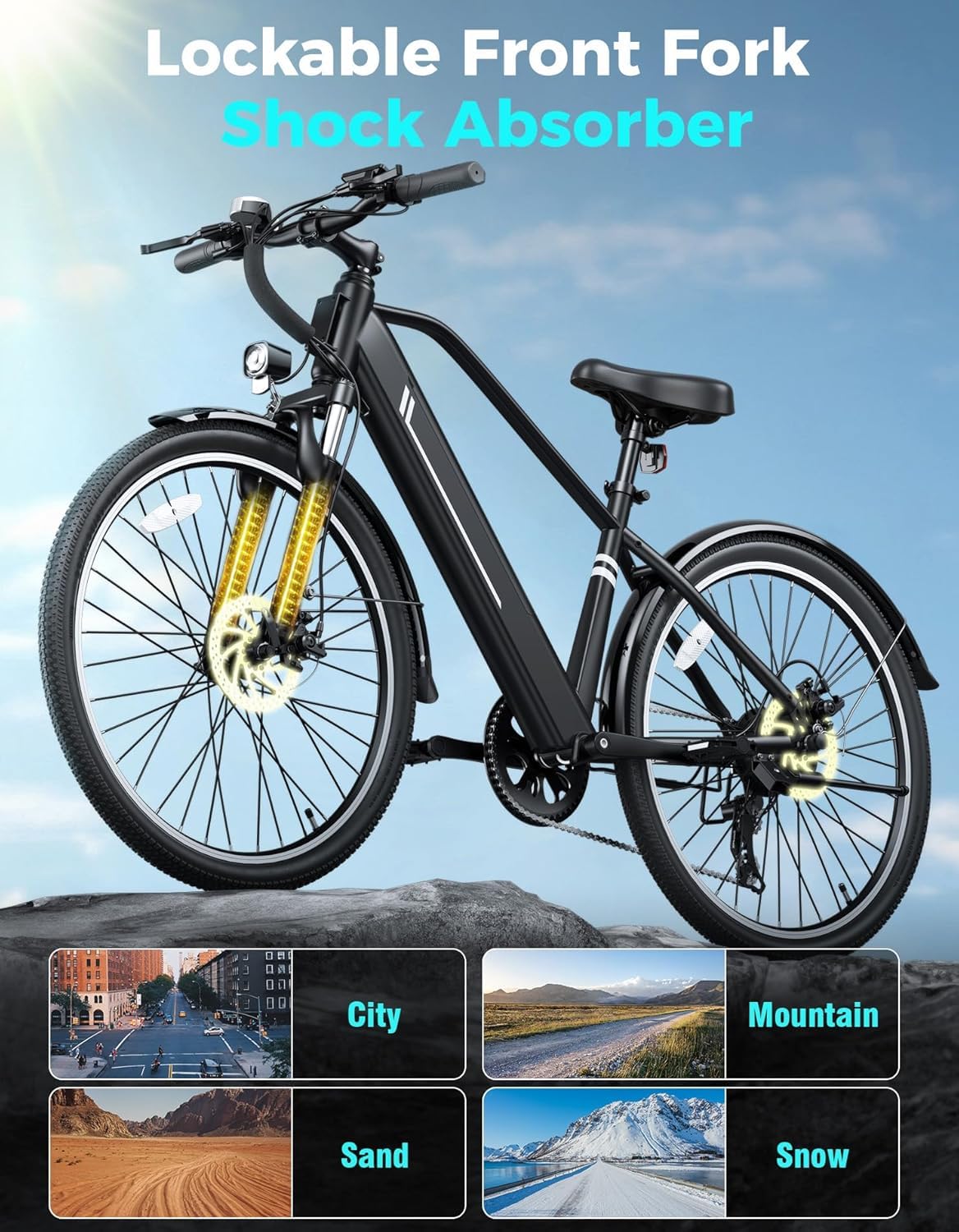 YC1 Electric Bike – 1000W Commuter E-Bike Canada