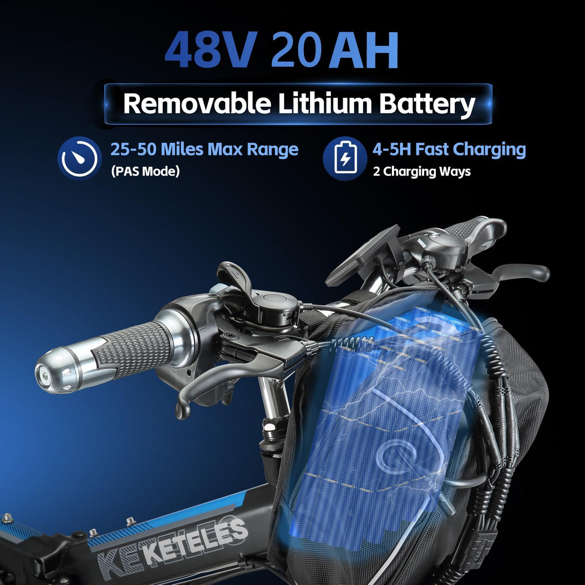 JESRIDER MX300 1000W Folding Electric Bike Canada