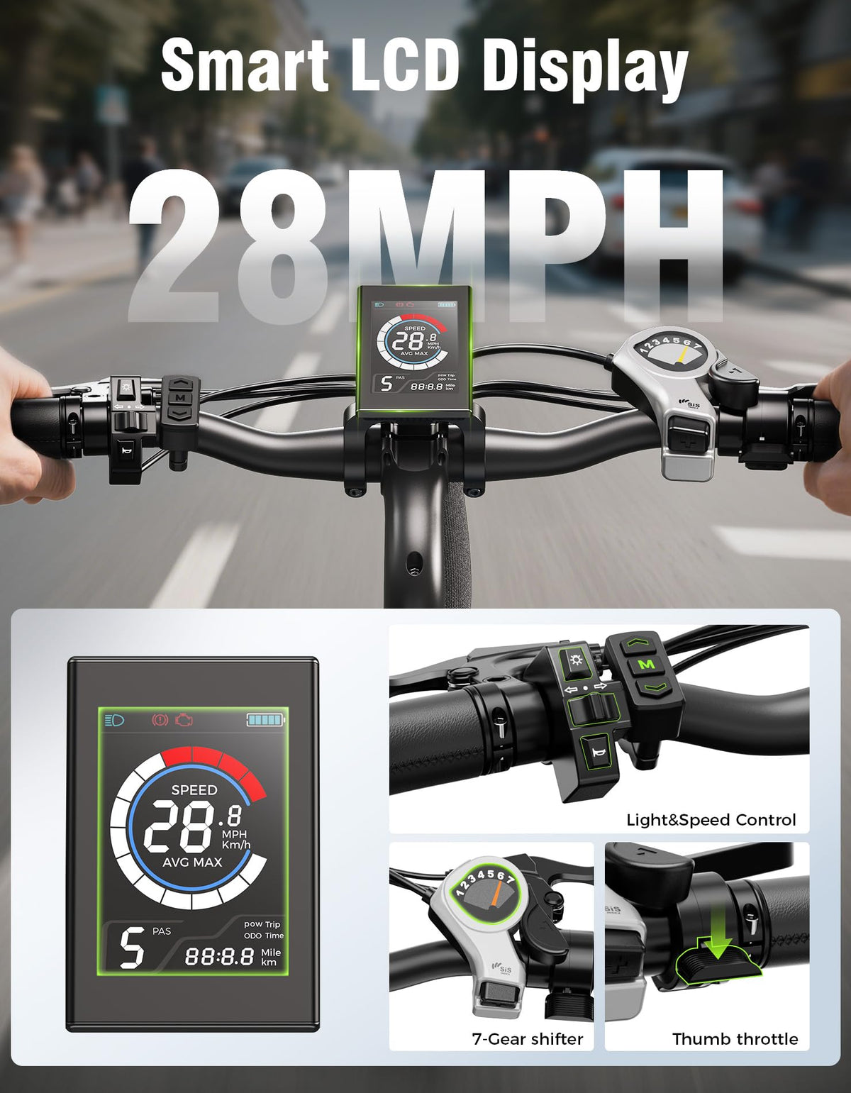 Jasion Roamer Electric Bike - Power in Canada