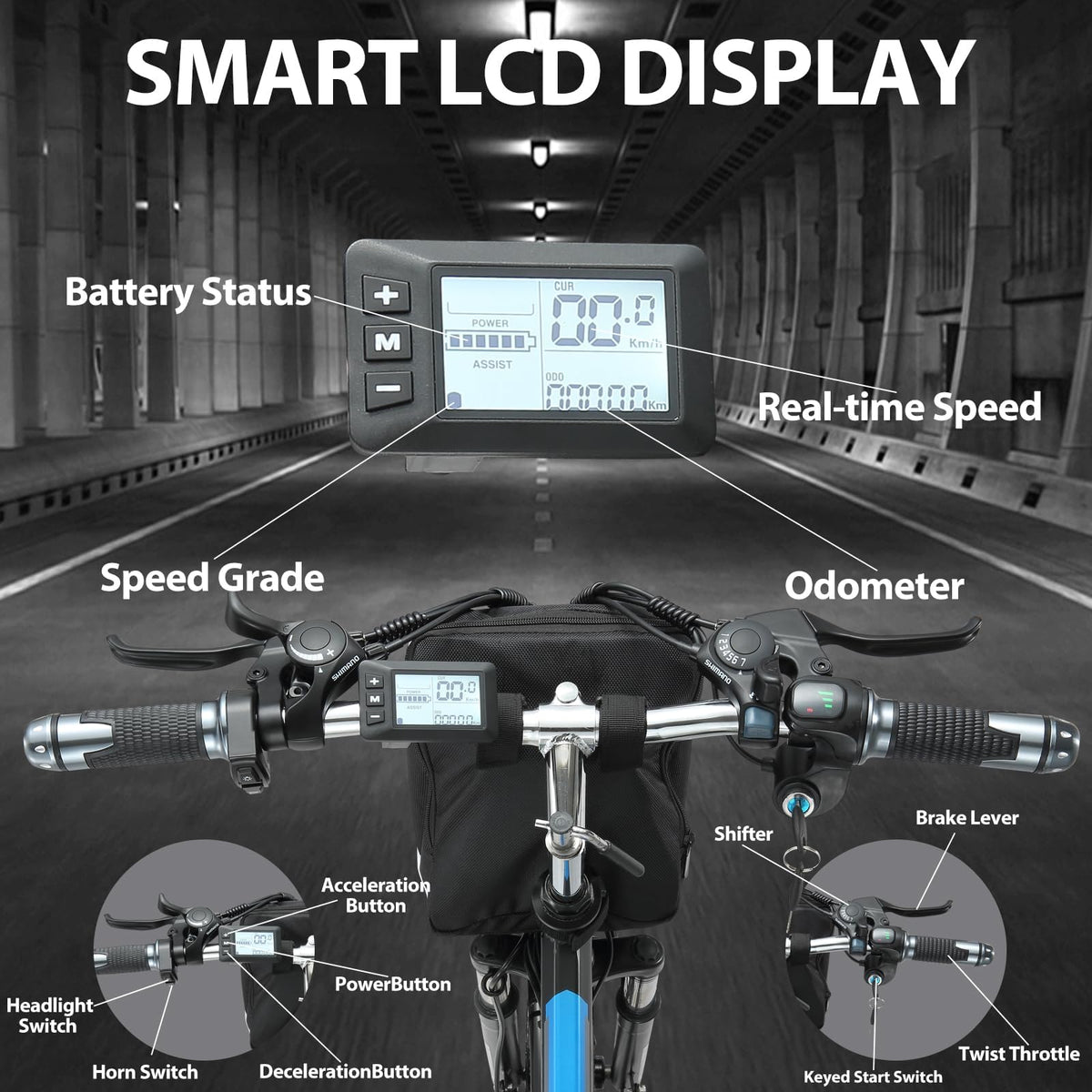 EVGUPRIDER 1000W Folding Electric Bike – Canada