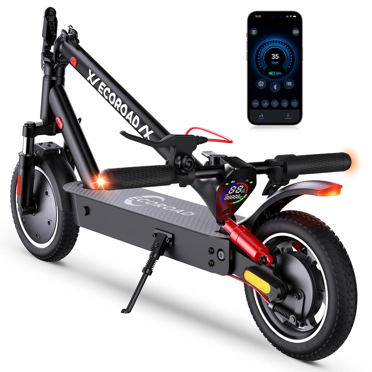 ECOROAD EC6 Electric Scooter 400W – Foldable Commuter Canada