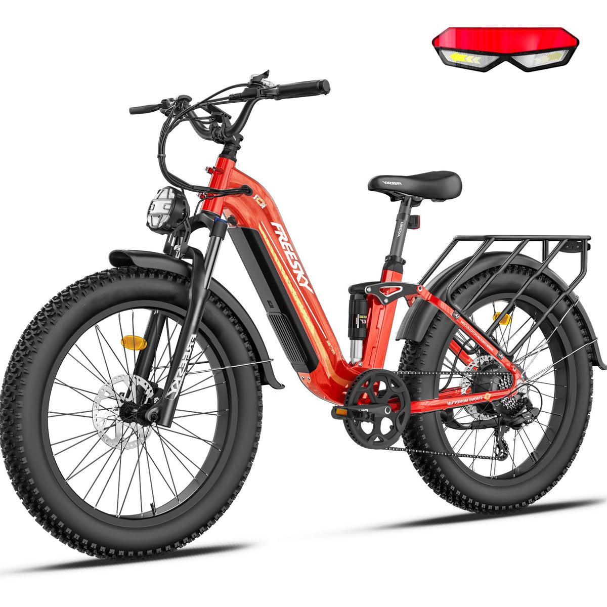FREESKY Wild Cat Pro Electric Bike – Fat Tire E-Bike 1800W (Canada)