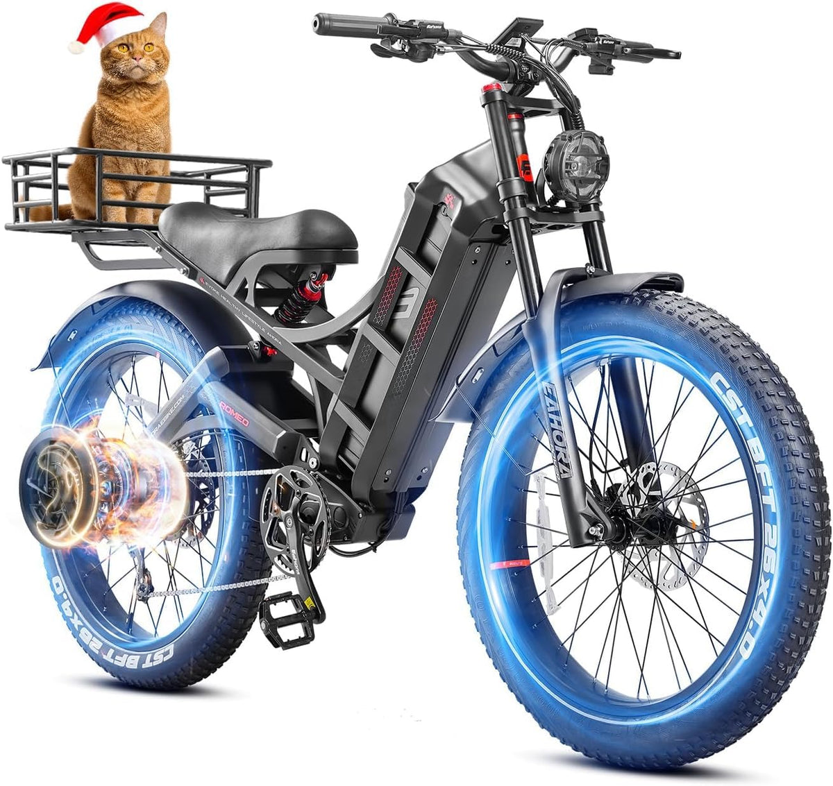Eahora Romeo Pro Electric Bike – 500W All-Terrain E-Bike with Fat Tires Canada