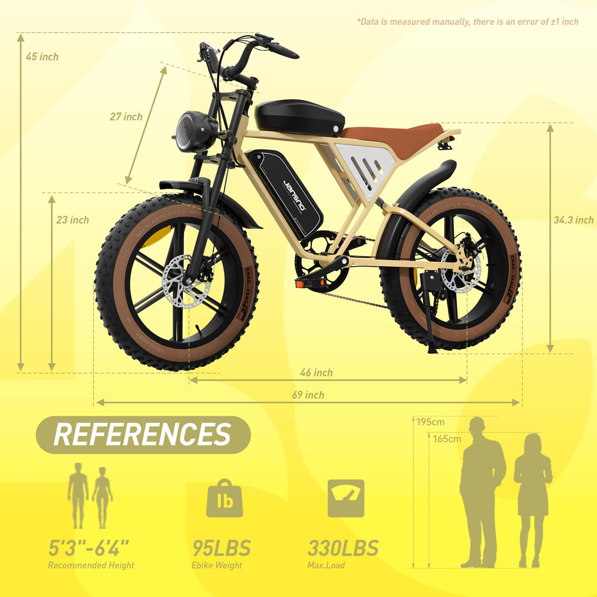 Jansno X70 Electric Bike Canada — Dual Battery, Long-Range Fat Tire E-Bike