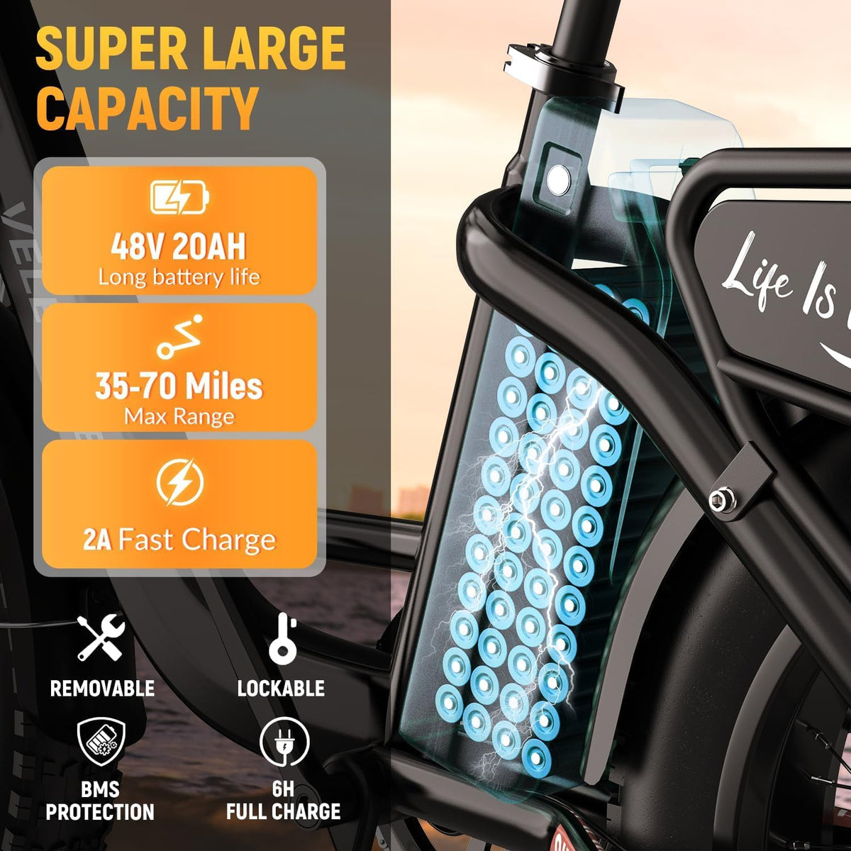 Vefreedom 1500W Peak Fat Tire E-Bike Canada