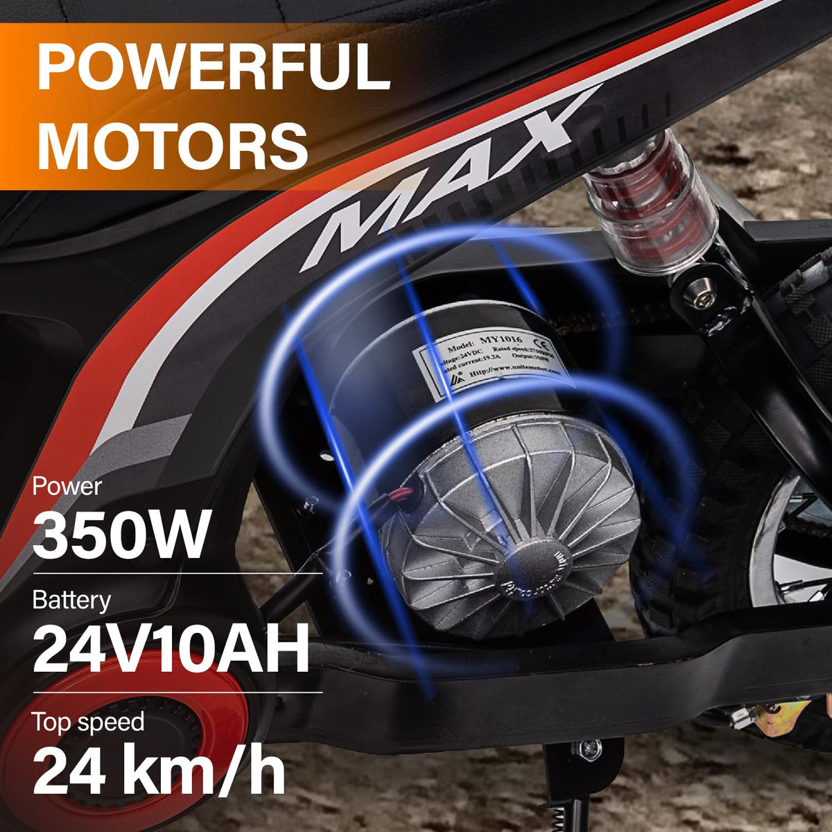 Voltz Toys Kids Electric Dirt Bike 24V 350W Canada