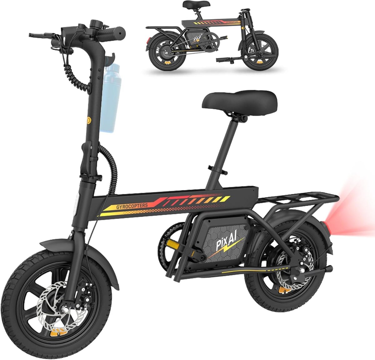 Gyrocopters PixAI Electric Bike – Foldable UL Certified | Canada
