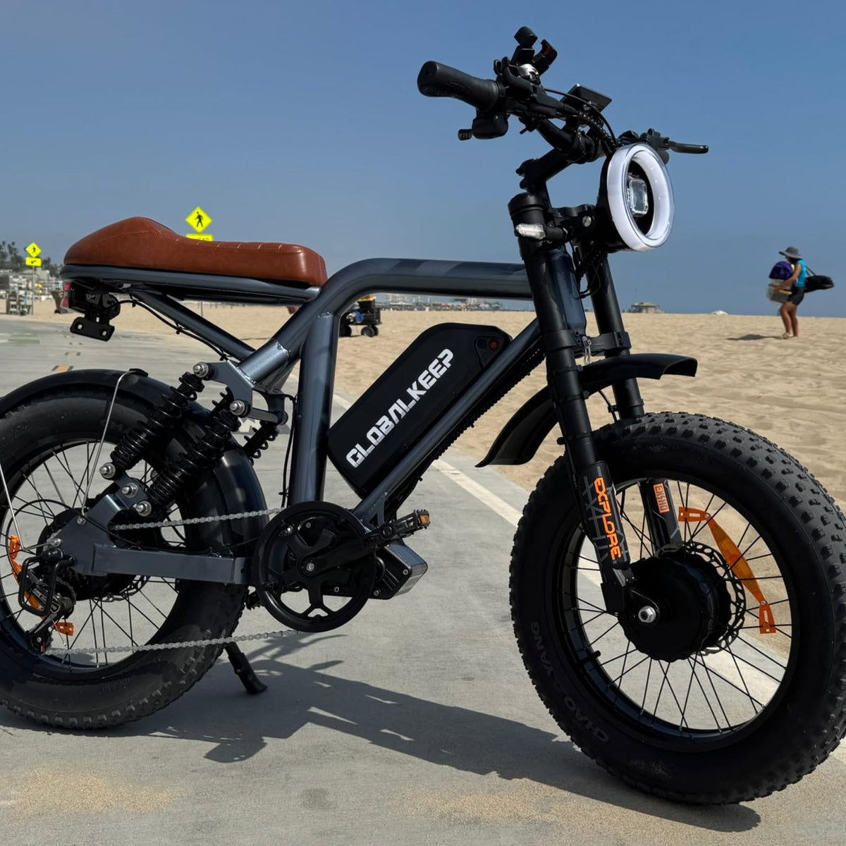 GLOBALKEEP 750W Fat Tire Electric Bike 48V 15Ah Canada
