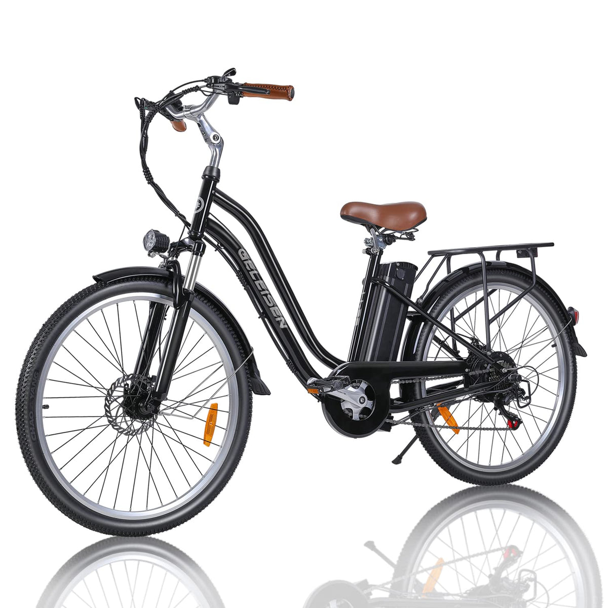 GELEISEN Step-Thru Electric Bike 26&quot; Commuter Canada