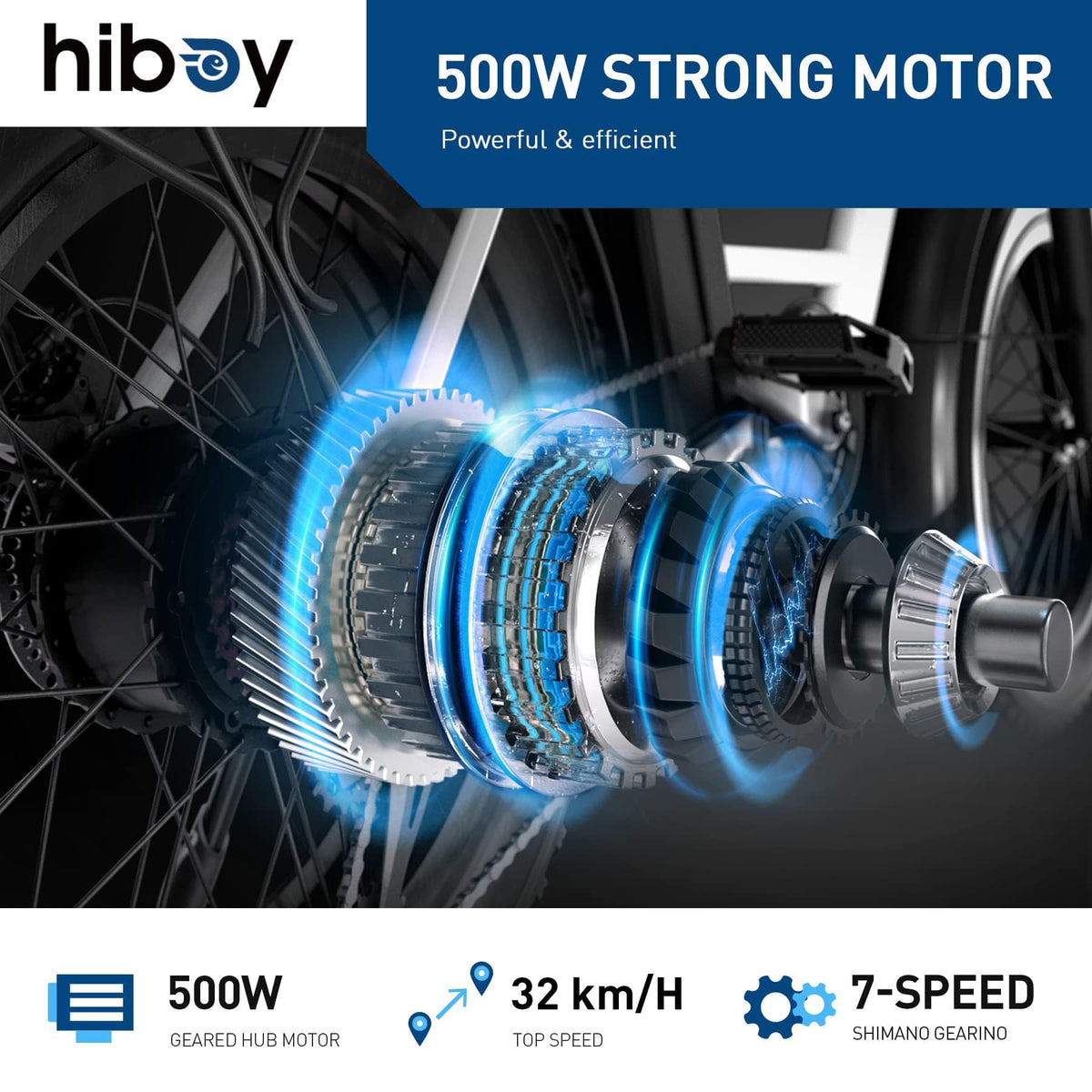 Hiboy EX6 Step-Thru E-Bike 960W Peak | In Stock Canada