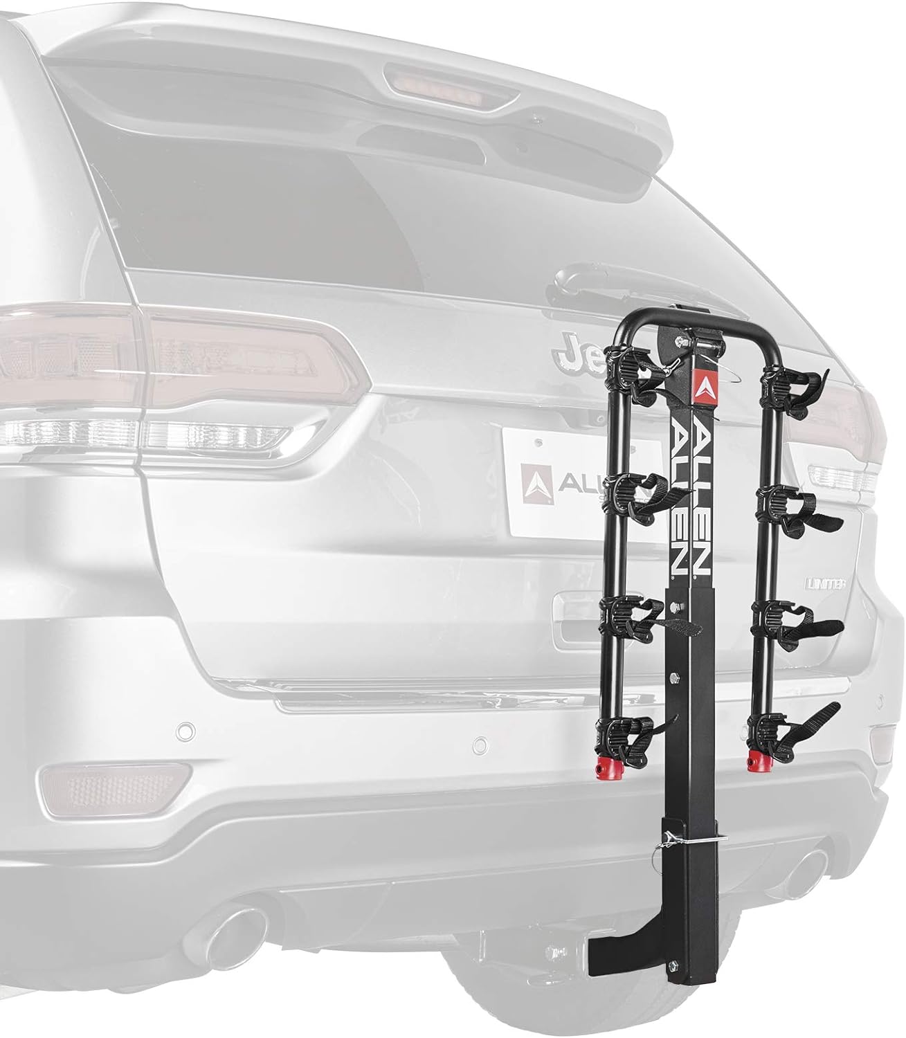 Allen Sports Deluxe 4-bike hitch mount rack receiver mount detail Canada
