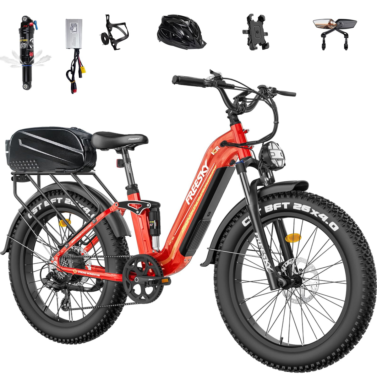 FREESKY Wild Cat Pro Electric Bike – Fat Tire E-Bike 1800W (Canada)