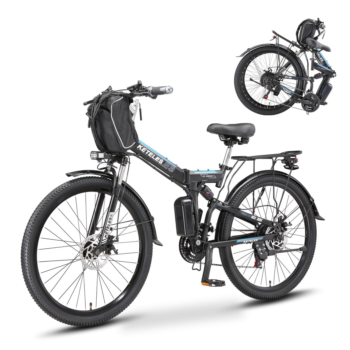 JESRIDER MX300 1000W Folding Electric Bike Canada