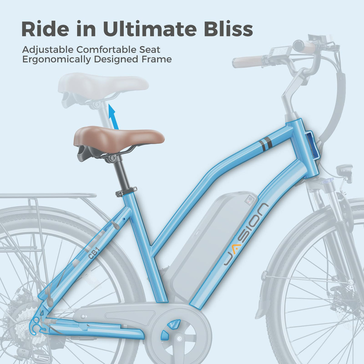 Jasion CB1 Electric Bike 500W Cruiser – Canada