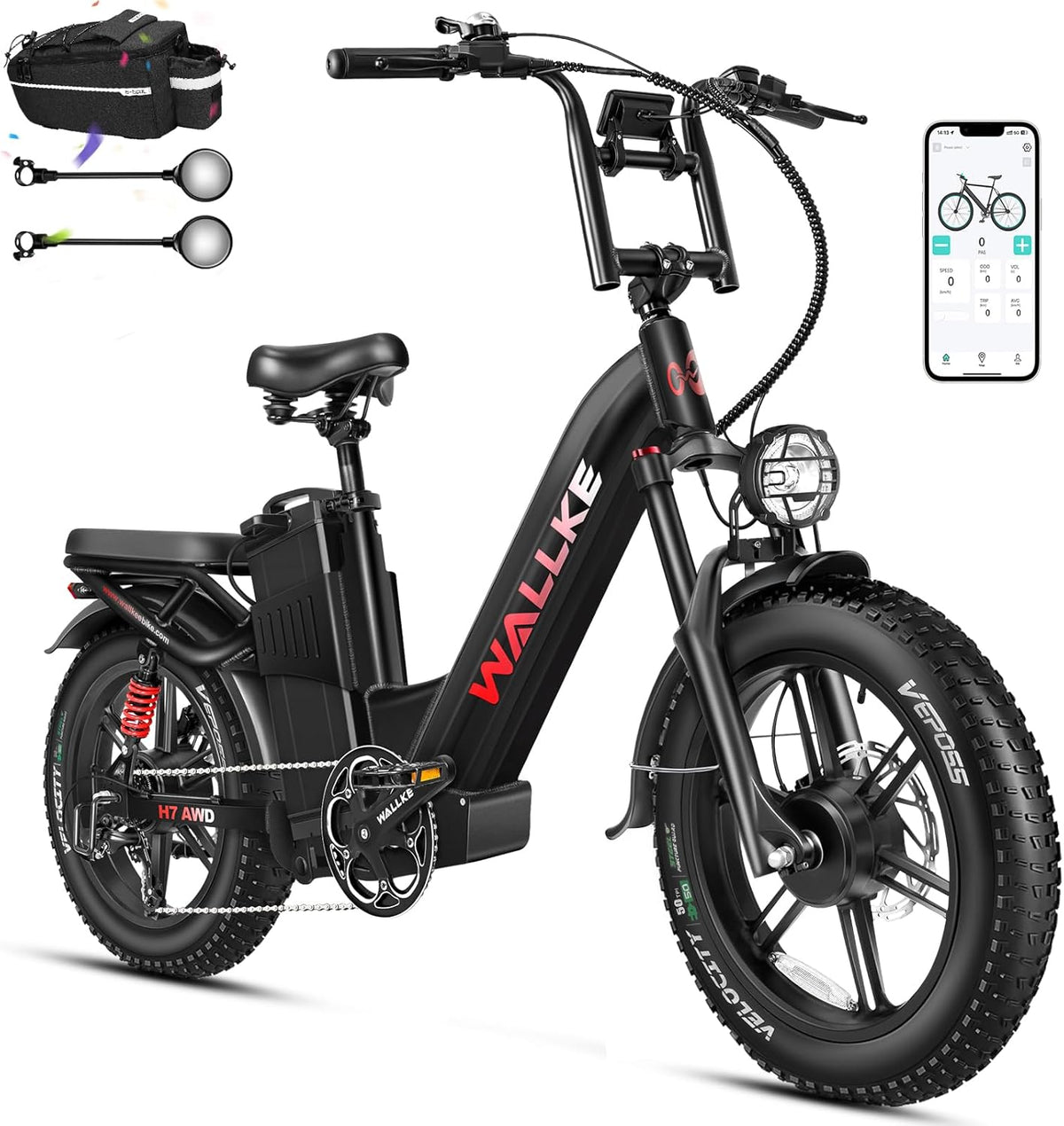 Wallke H7 AWD electric bike Canada gallery image