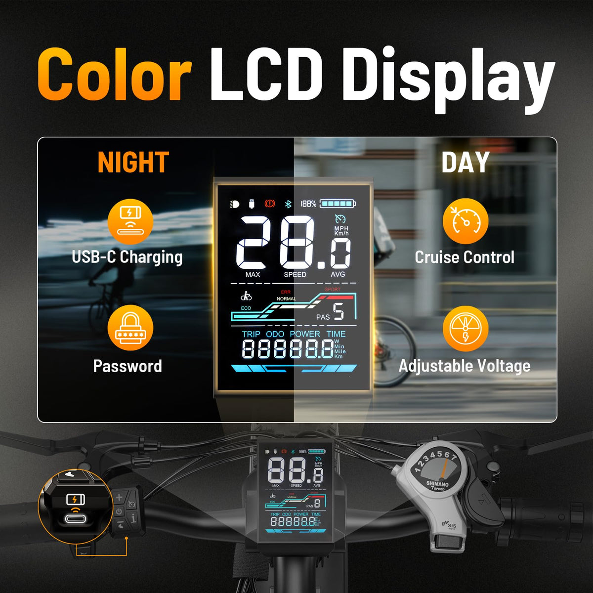 Jasion EB5 MAX Electric Bike – Fat Tire E-Bike Canada