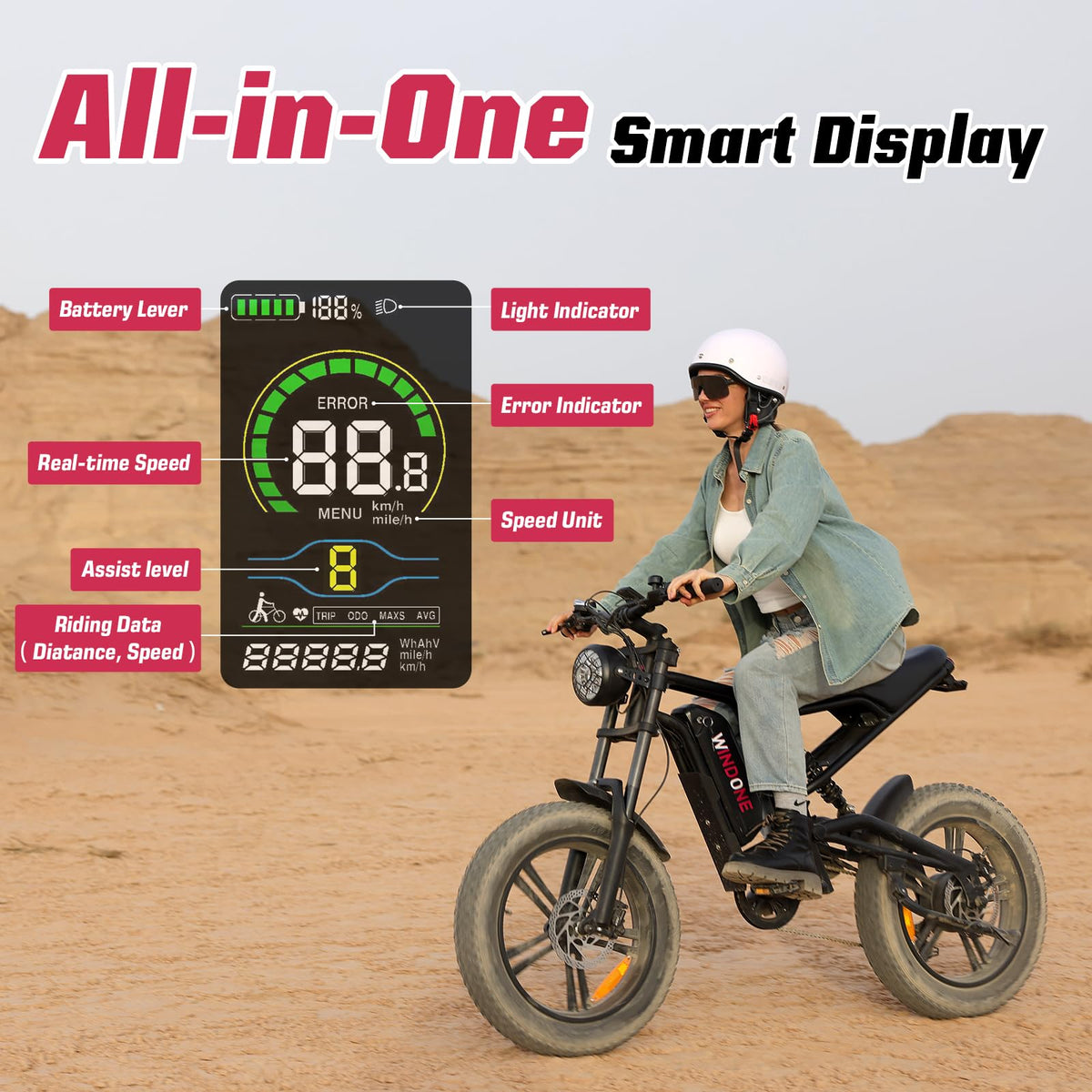 Windone K20 Electric Bike – All-Terrain Canada Power