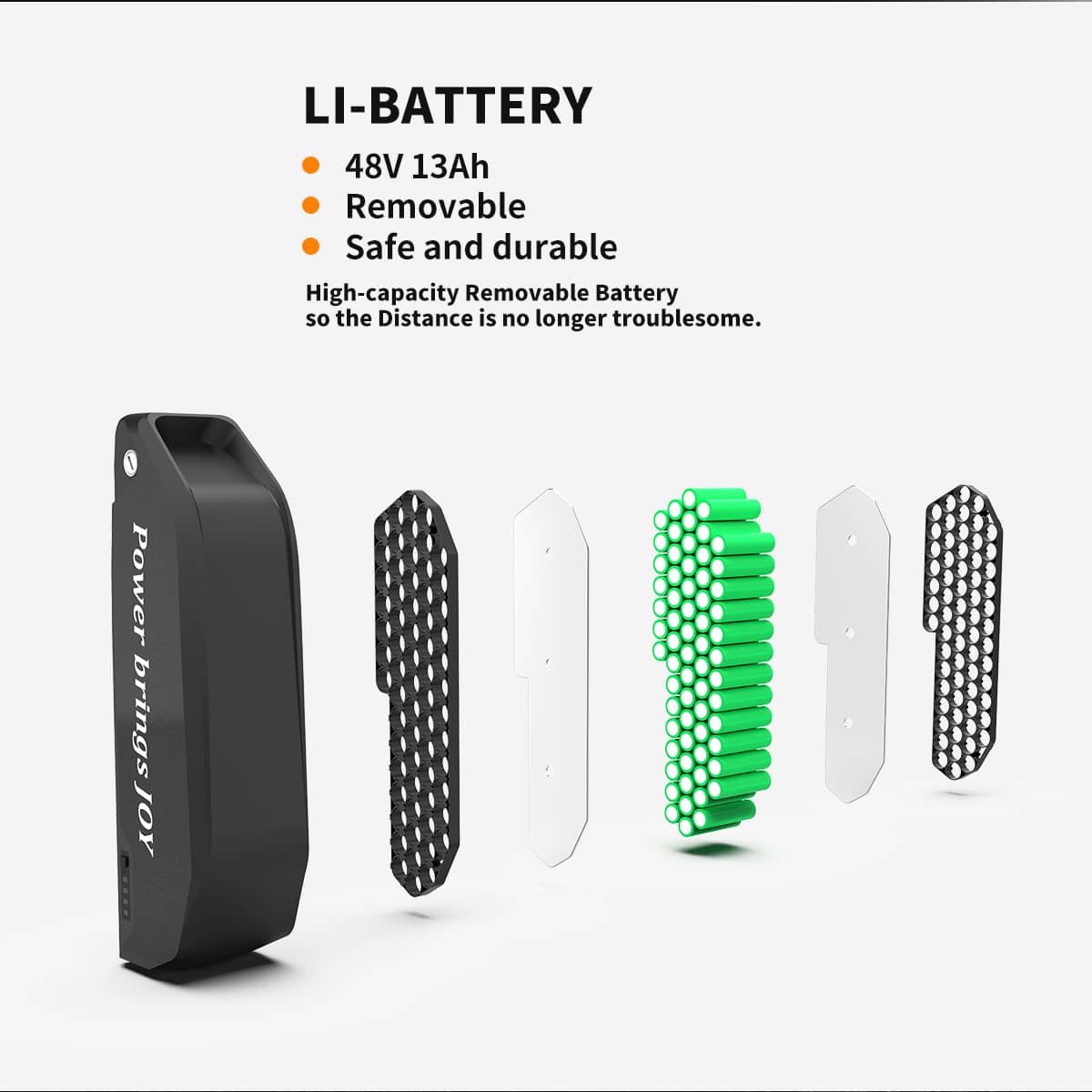 Aostirmotor Step-Through Electric Bike, S07-G, 750W-48V 13AH Removable Lithium Battery - Street Rides