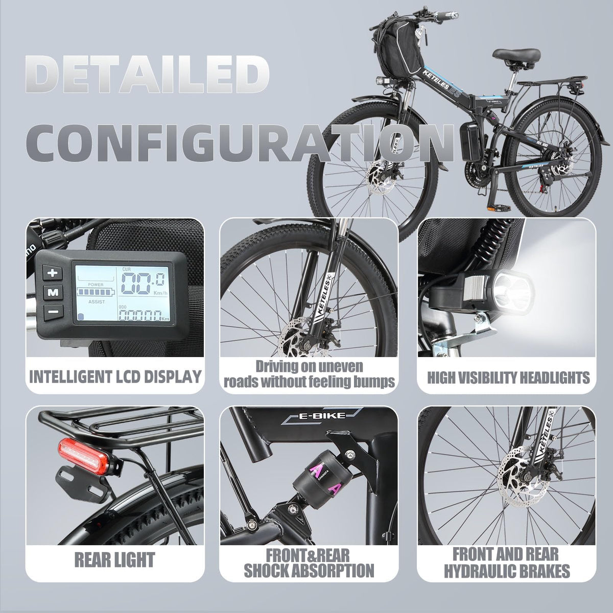 EVGUPRIDER 1000W Folding Electric Bike – Canada