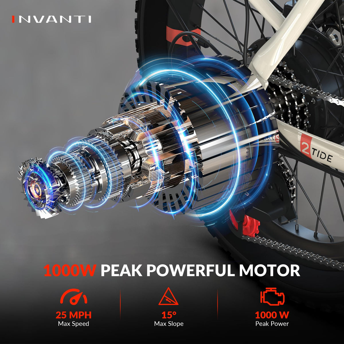 INVANTI EB11 Bicicleta eléctrica plegable de ruedas anchas Canadá