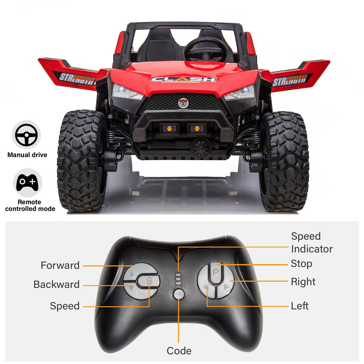 Voltz 24V Off-Road Ride-On Car for Kids Canada