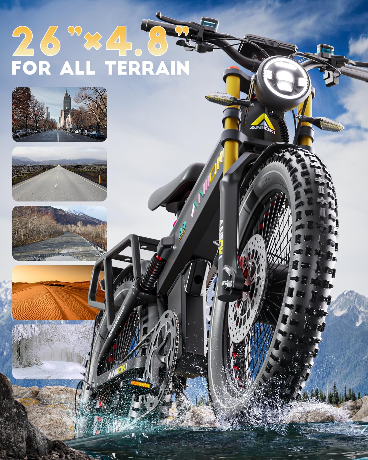 Aniioki A9 Pro Max Electric Bike 6000W Canada