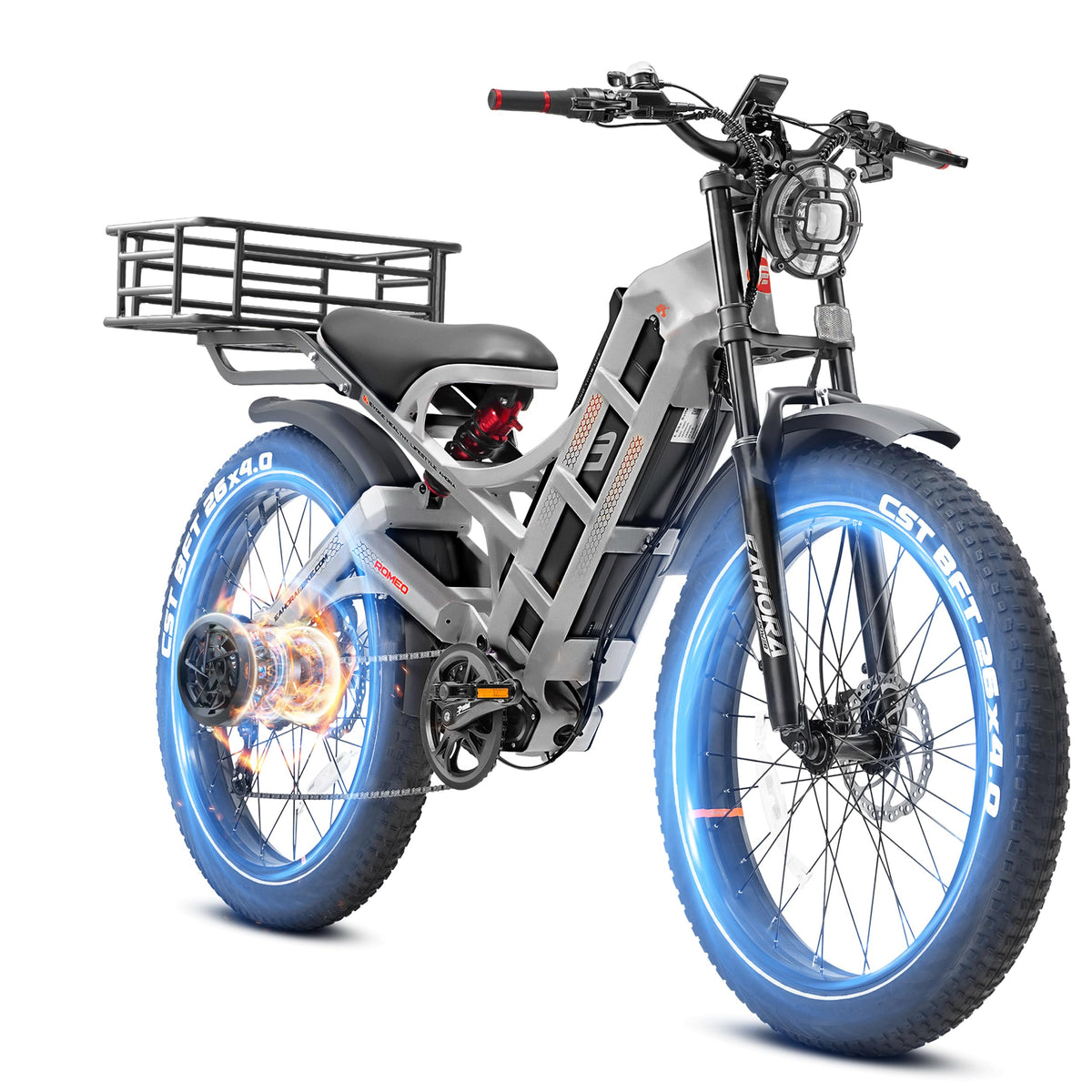 Eahora Romeo Pro Electric Mountain Bike – 500W Motor, 60km Range Canada