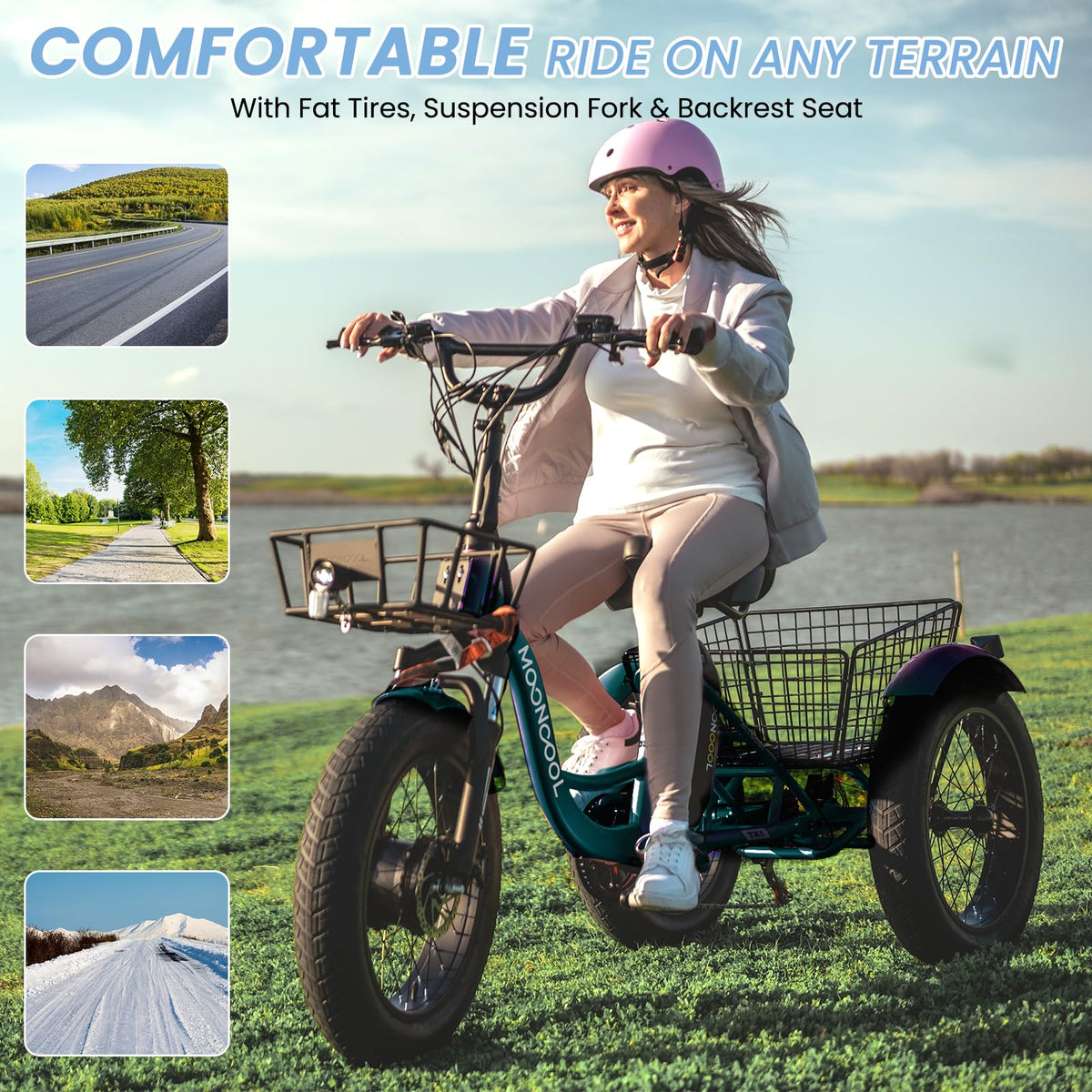 Mooncool Electric Tricycle - Best in Canada 2025