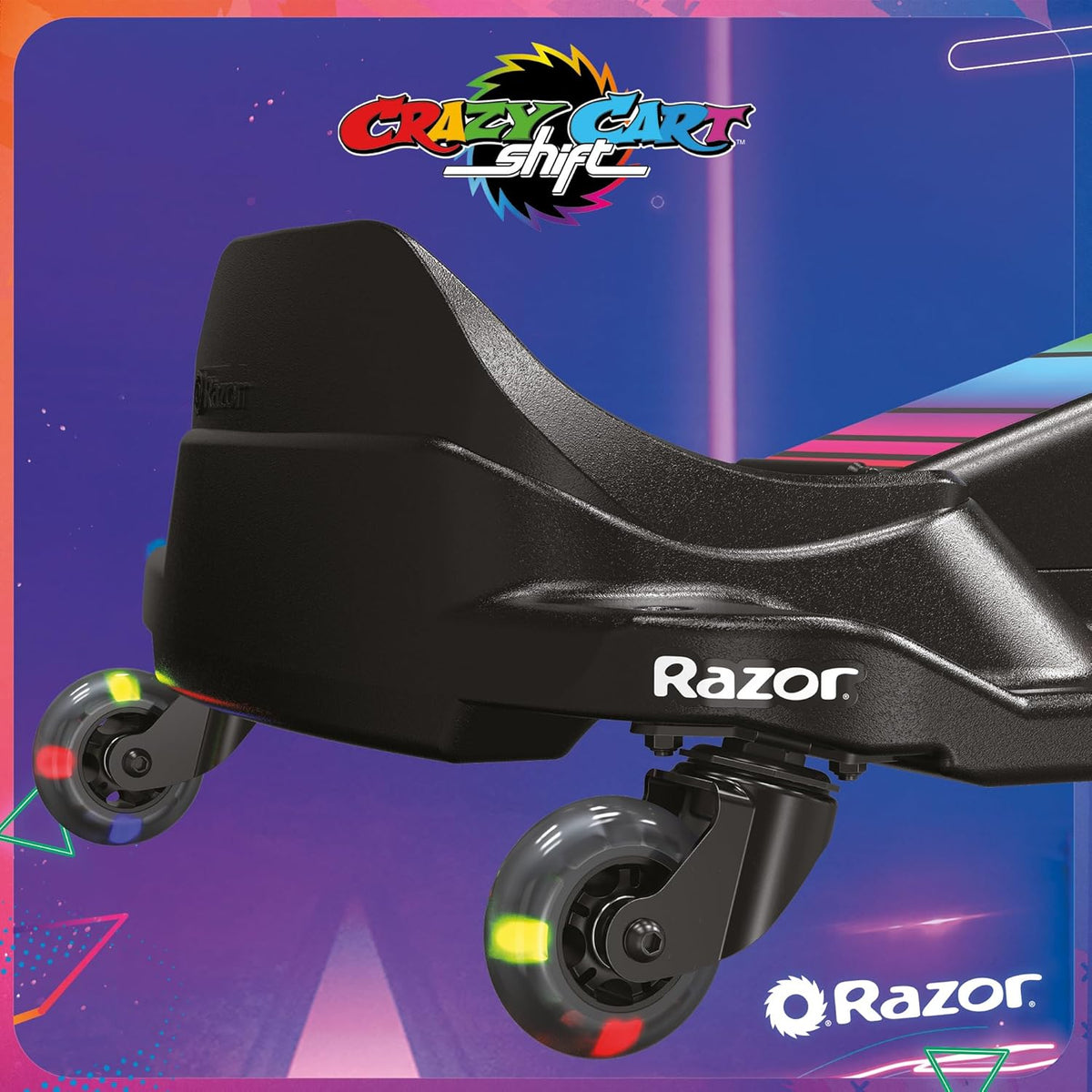 Razor Crazy Cart Shift Lightshow drift mode detail Canada