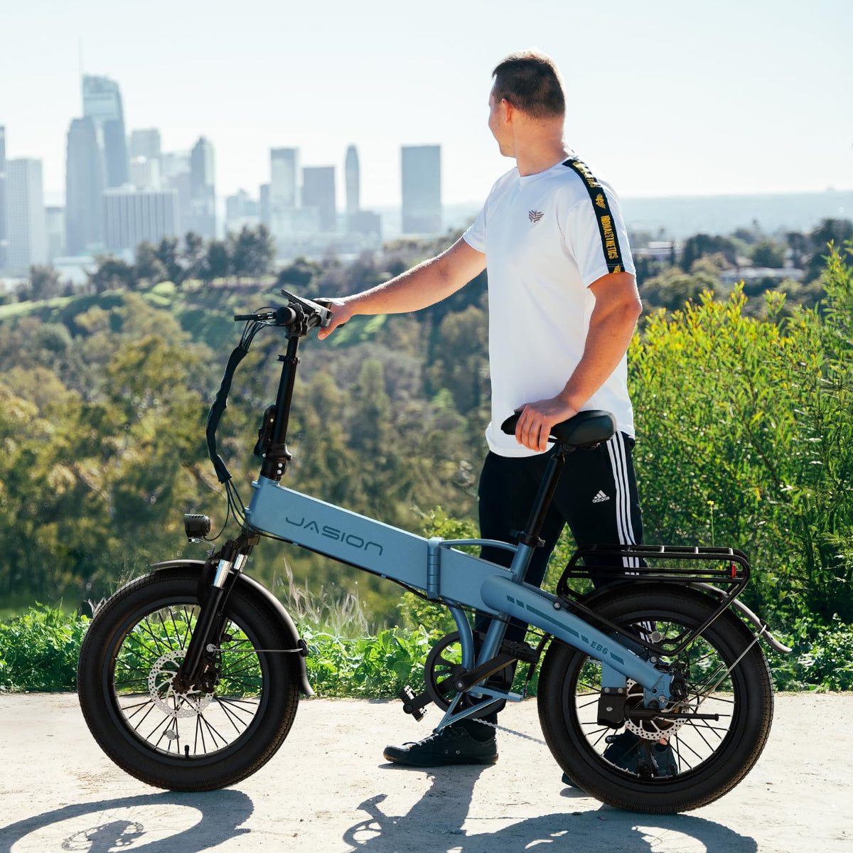 Jasion EB6 Folding Electric Bike – 500W Fat Tire Canada