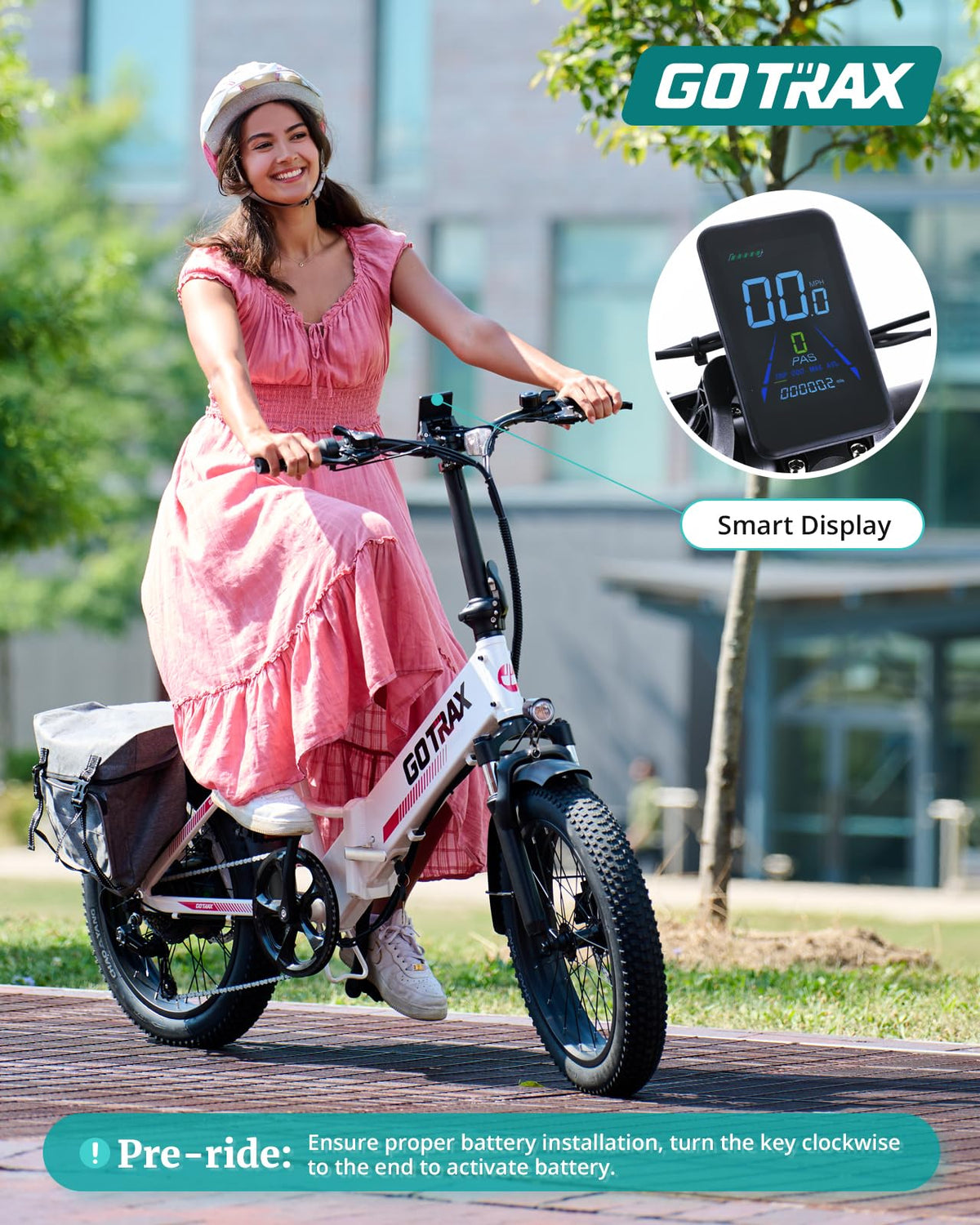 Gotrax R2 Folding Electric Bike – 500W, 64 km Range, Compact E-Bike for Canada
