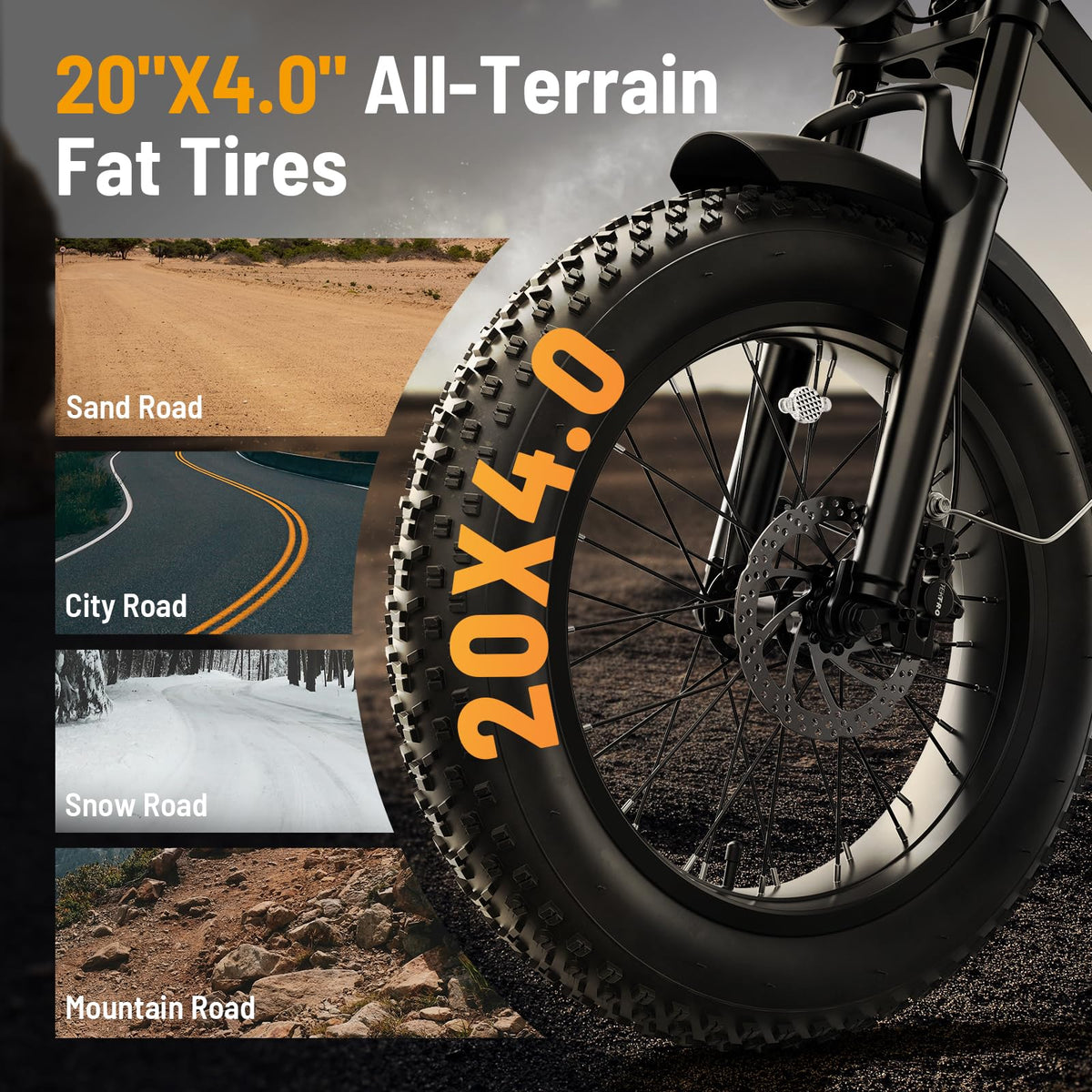 Jasion YR20 Fat Tire E-Bike - Best in Canada