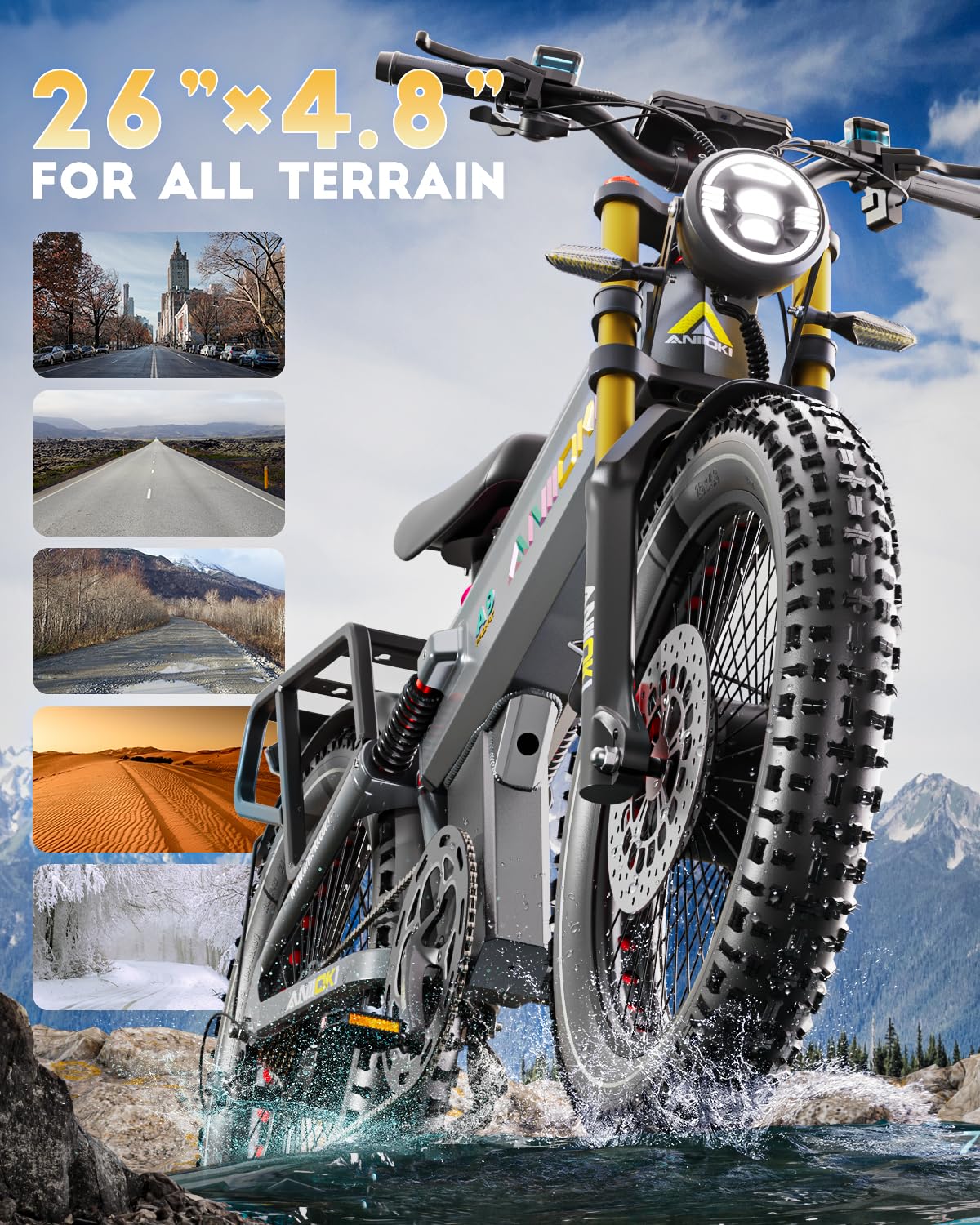 Aniioki A9 Pro Max Electric Bike 6000W Canada