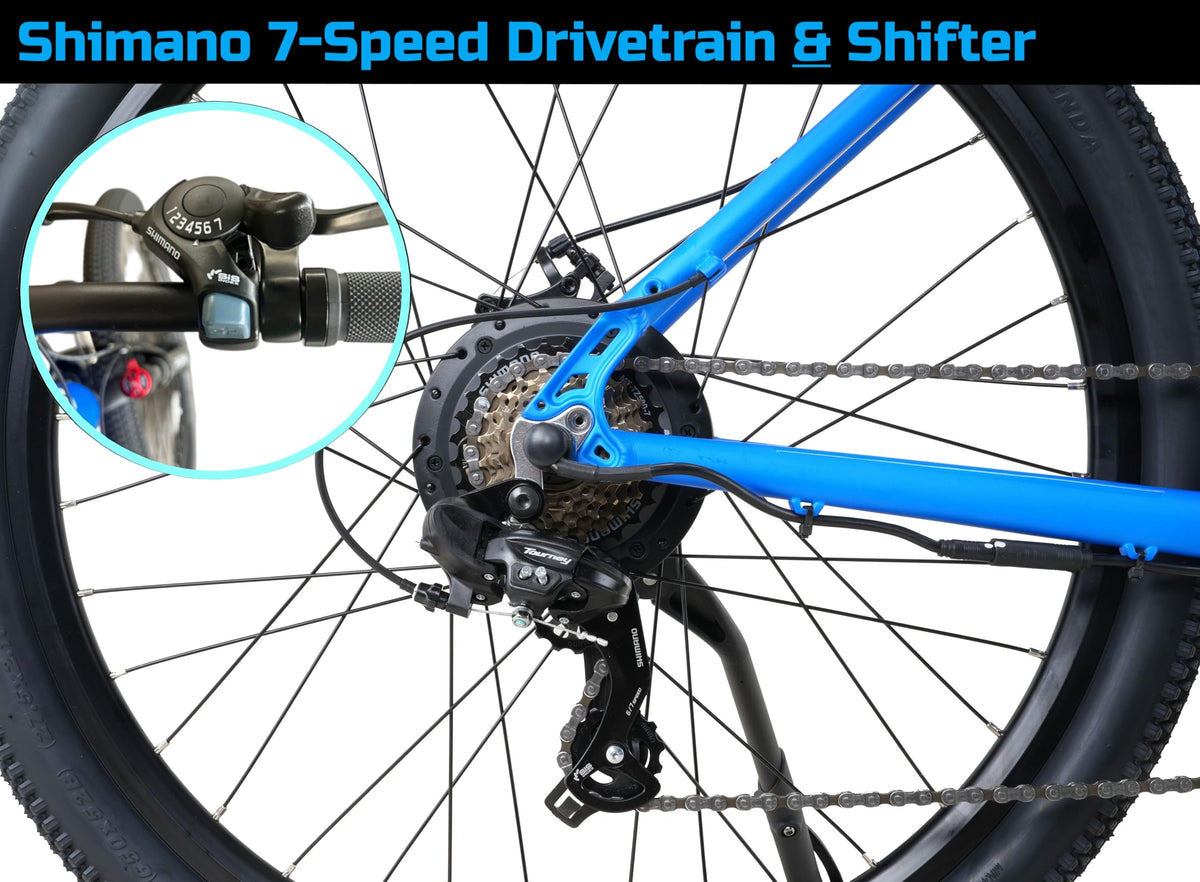 Phoenix 27.5" 350W Electric Bike Canada | 100km Range