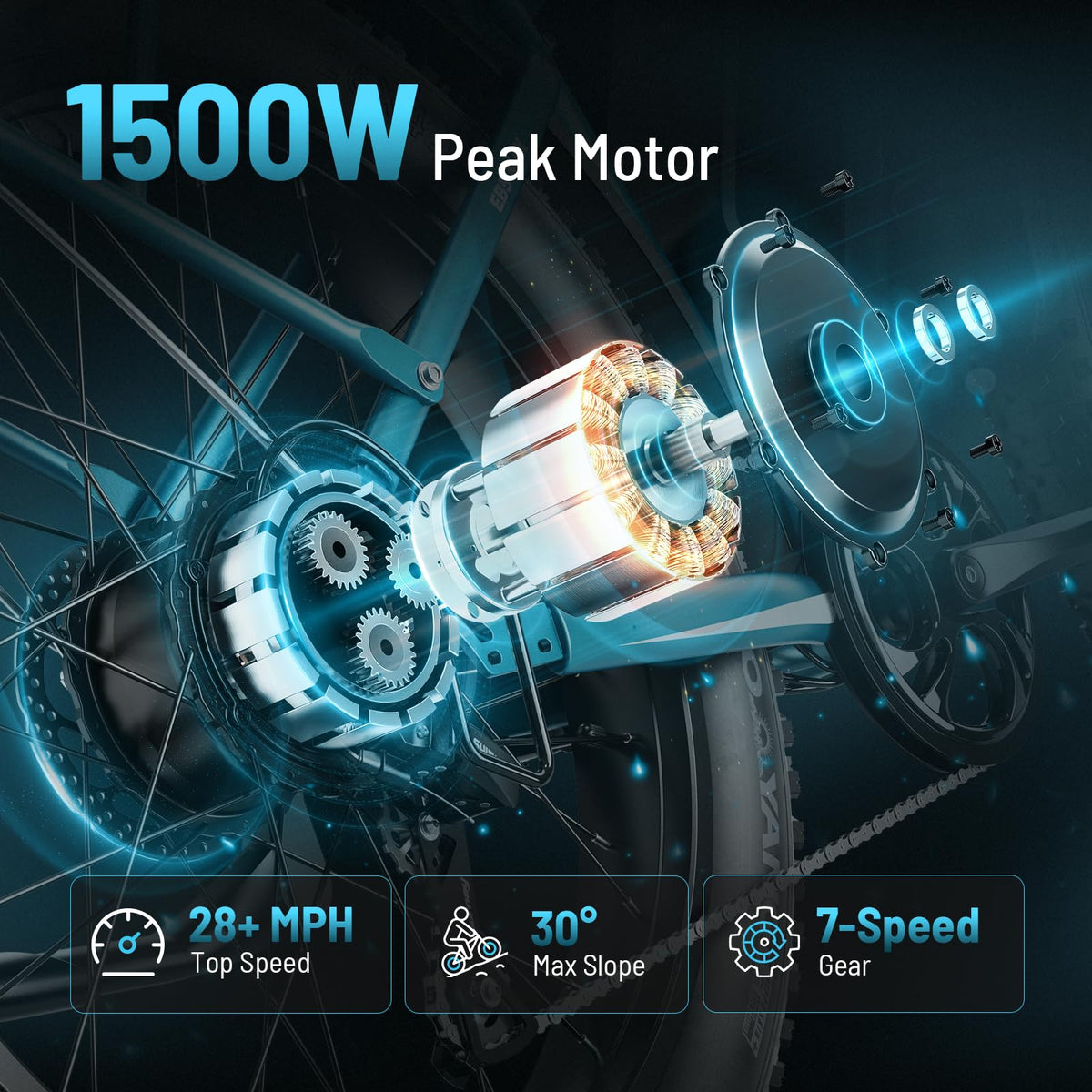 Jasion EB5 MAX Electric Bike – Fat Tire E-Bike Canada