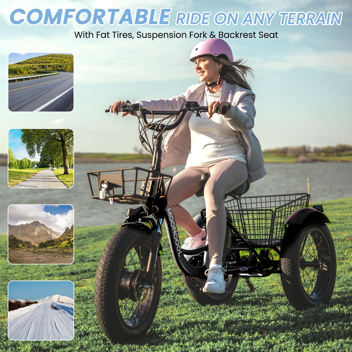 Mooncool Electric Tricycle - Best in Canada 2025