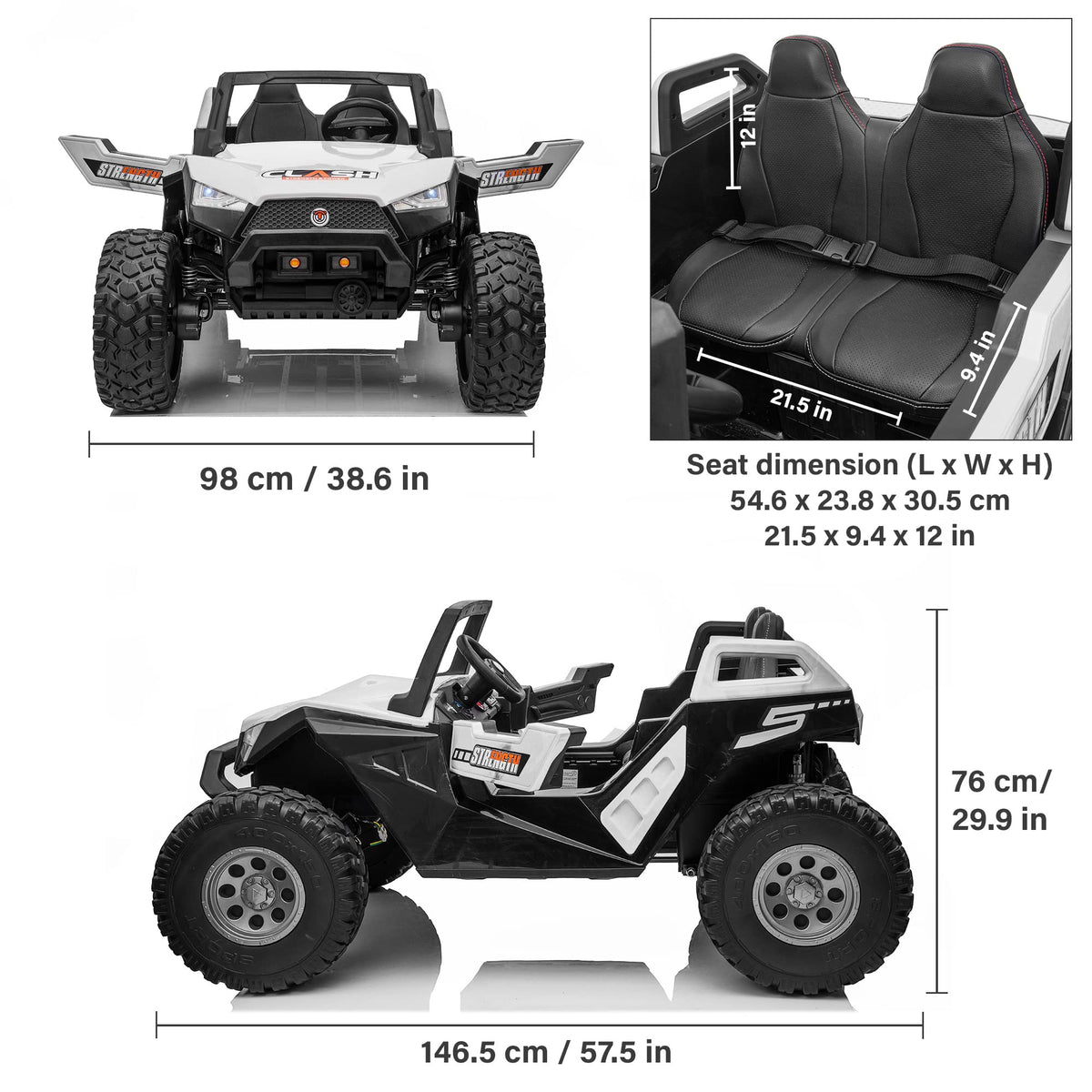 Voltz 24V Off-Road Ride-On Car for Kids Canada