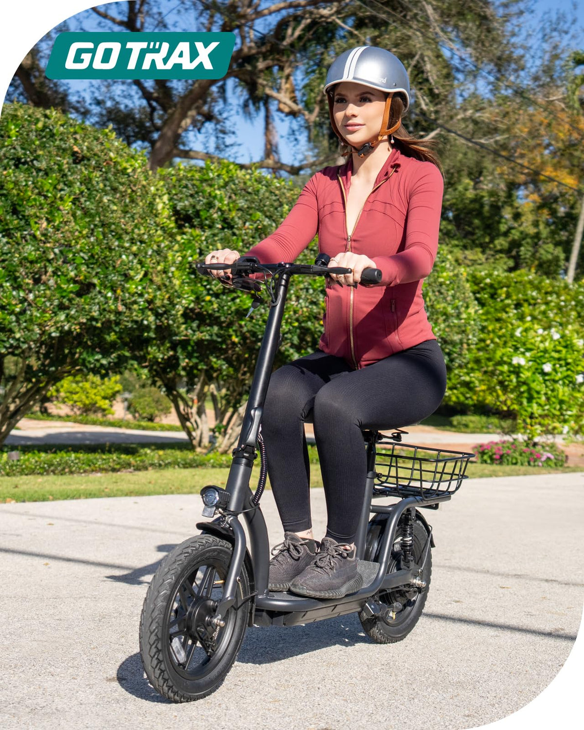 Gotrax Astro Electric Scooter – 350W Motor, 25km/h Speed, 30km Range, Foldable, Comfortable Ride in Canada